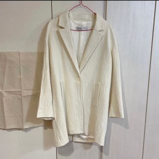 ザラ(ZARA)のZARA  アウター　チェスターコート　美品(チェスターコート)