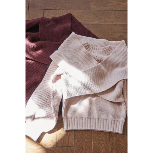 herlipto Madeline 2Way Knit Pullover ピンク | palmafinca.com