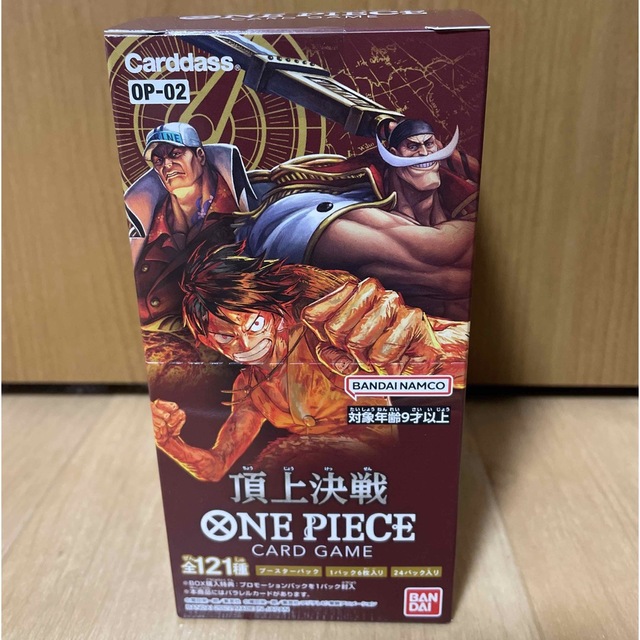 ONE PIECE カードゲーム 頂上決戦 OP-02 エンタメ/ホビーのトレーディングカード(Box/デッキ/パック)の商品写真