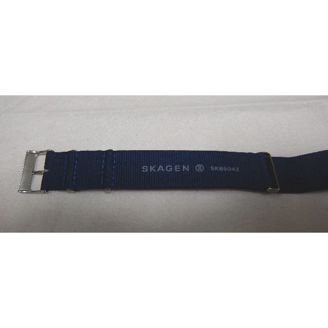 SKAGEN(スカーゲン)の腕時計 ナイロンベルト SKAGEN製 20mm ネイビー メンズの時計(その他)の商品写真