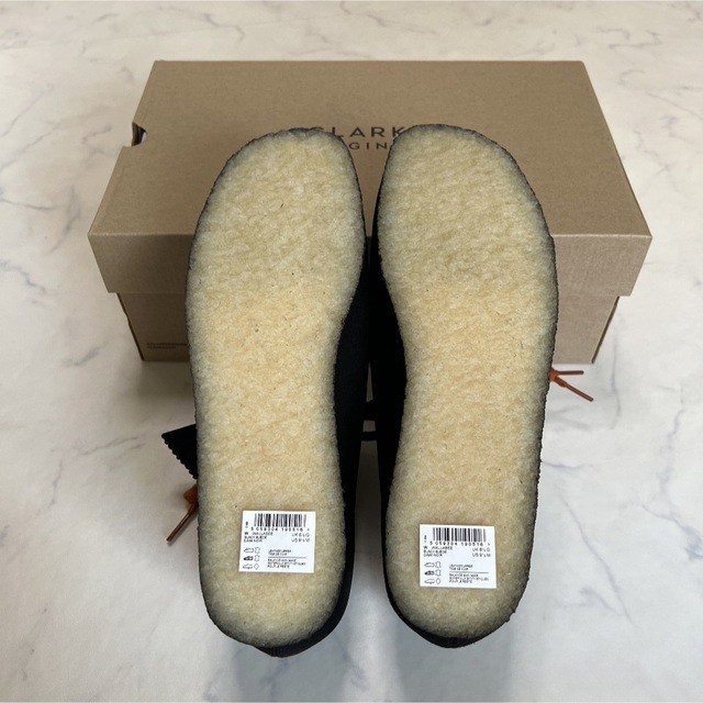 Clarks(クラークス)のClarks  Wallabee  黒 25.5cm  クラークス ワラビー メンズの靴/シューズ(ブーツ)の商品写真