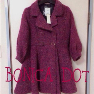 ボニカドット(bonica dot)の♡新品タグ付きコート♡お値下げ！(ピーコート)