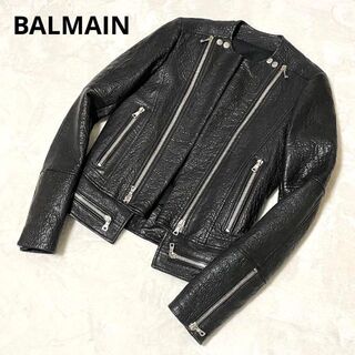BALMAIN - dude9 レザージャケット ライダース BALMAINの通販 by 