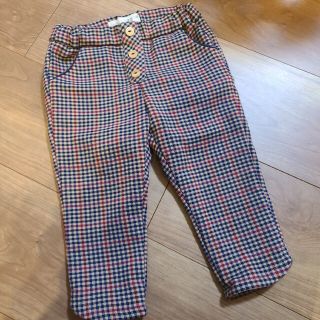 ザラキッズ(ZARA KIDS)のザラ　長ズボン　チェック　キレイめ(パンツ)