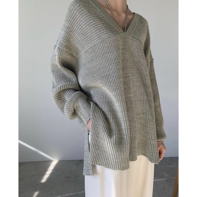 クラネ正規品❗️新品MIX COLOR STRING WIDE KNIT TOPS松本恵奈