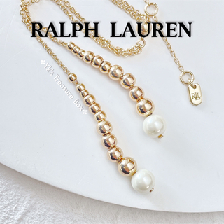 ラルフローレン(Ralph Lauren)のR085/RALPH LAUREN/ビーズパールタッセルYネックレス(ネックレス)