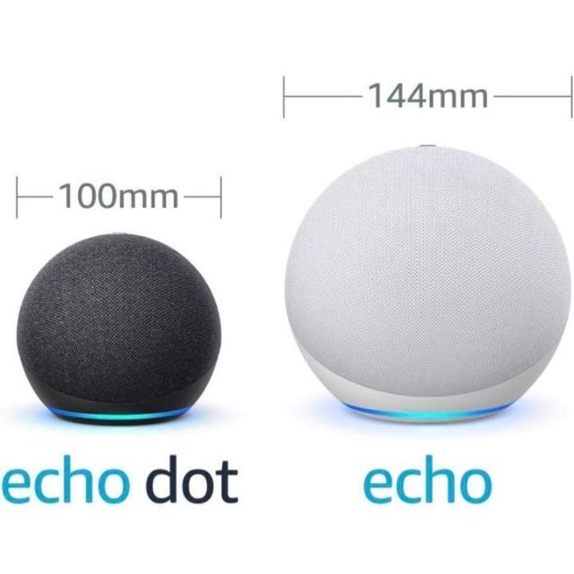 Echo Dot (エコードット) 第4世代 - スマートスピーカー チャコール スマホ/家電/カメラのオーディオ機器(スピーカー)の商品写真