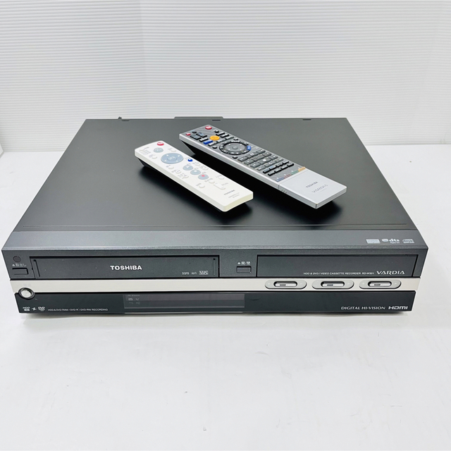 TOSHIBA RD-W301 リモコン付き　VHS/HDD/DVD ジャンク