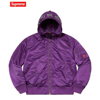 シュプリーム(Supreme)のSupreme Hooded MA-1(フライトジャケット)