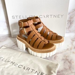 新品 ステラマッカートニー サンダル ウェッジソール 厚底