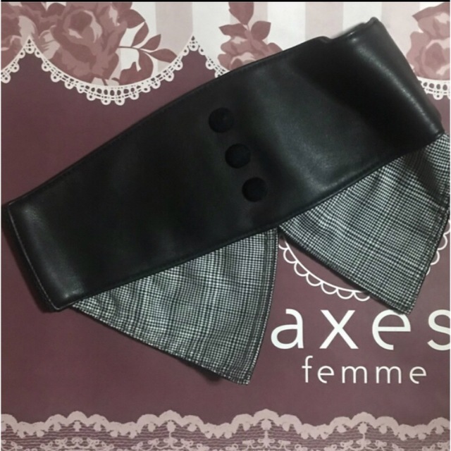 axes femme(アクシーズファム)のアクシーズファム❤︎ペプラム付きストレッチベルト❤︎ レディースのファッション小物(ベルト)の商品写真