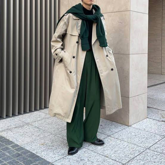 kudos 18aw トレンチコート ネイビー サイズ1