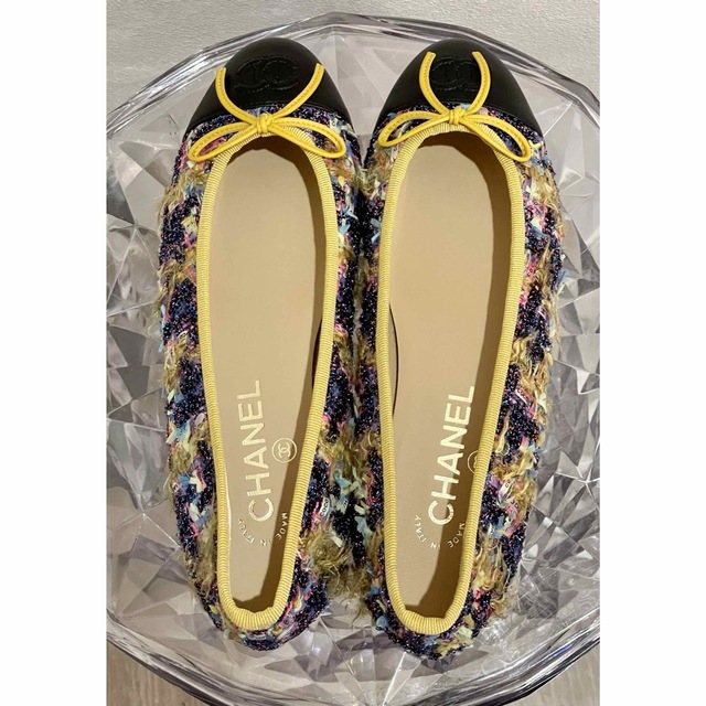 人気定番 CHANEL - 【シャネル】バレリーナシューズ37 バレエシューズ