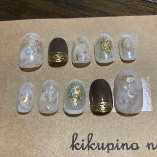 ニュアンスネイル【現品】029 コスメ/美容のネイル(つけ爪/ネイルチップ)の商品写真