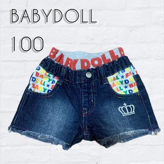 ベビードール(BABYDOLL)の❤BABYDOLL ベビードール 女の子 デニム ショートパンツ 100❤(パンツ/スパッツ)
