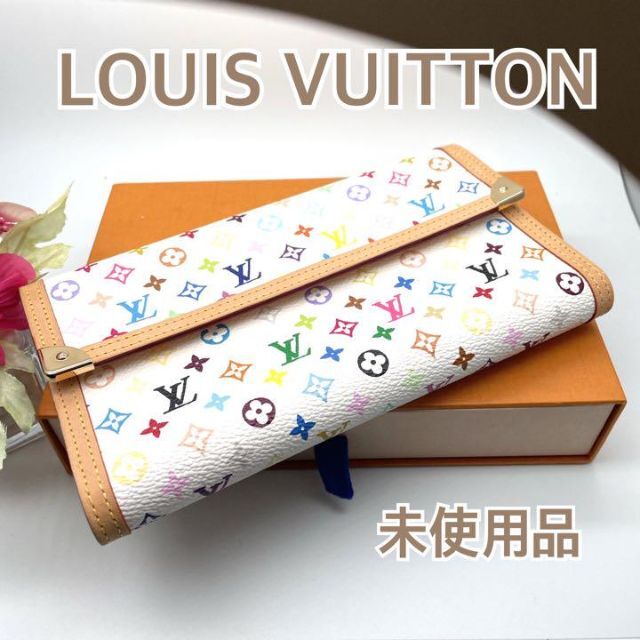 LOUIS VUITTON - 未使用品【ルイヴィトン】ポルトトレゾールインターナショナル  マルチカラー