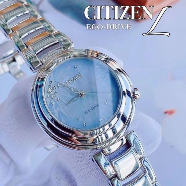 CITIZEN - 新品 定価5.5万円 シチズンL レディース腕時計 アナと雪の女王 エルサモデル