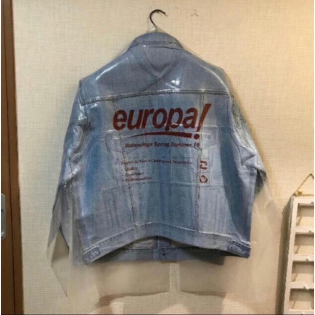 配送日指定可 BALENCIAGA ドライクリーン denim jaket 48 新品 - 通販