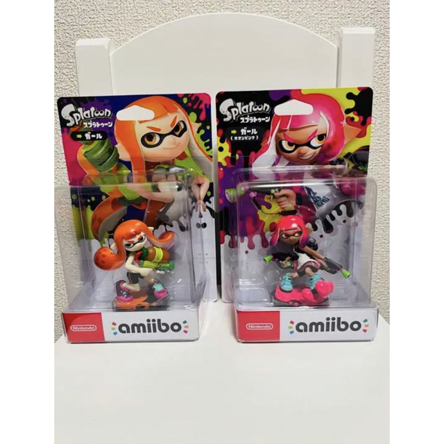 新品未開封 スプラトゥーン amiibo 人気ガール ネオンピンク ガール