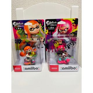 ニンテンドウ(任天堂)の新品未開封　スプラトゥーン　amiibo 人気ガール ネオンピンク  ガール(ゲームキャラクター)