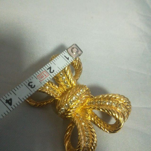フローラル クリスチャンディオール ブローチ ヴィンテージ 未使用