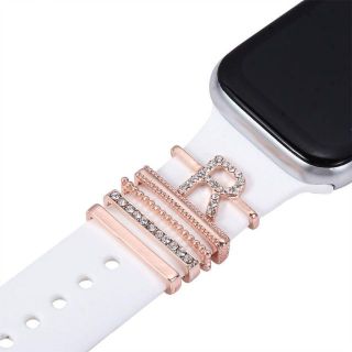 applewatch❤️イニシャルチャームKアップルウォッチバンド