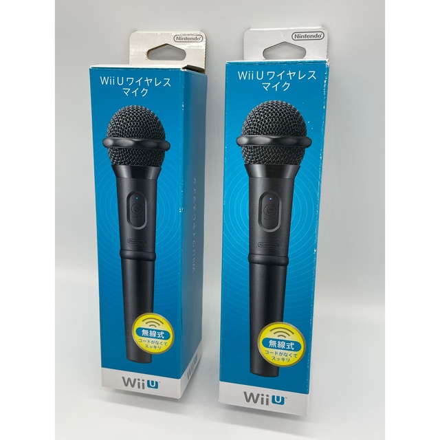 Wii U - Nintendo ニンテンドーUSBワイヤレスマイク 2本セット Wii Uの ... switch wiiu 任天堂 純正 USBワイヤレスマイク 2本セット