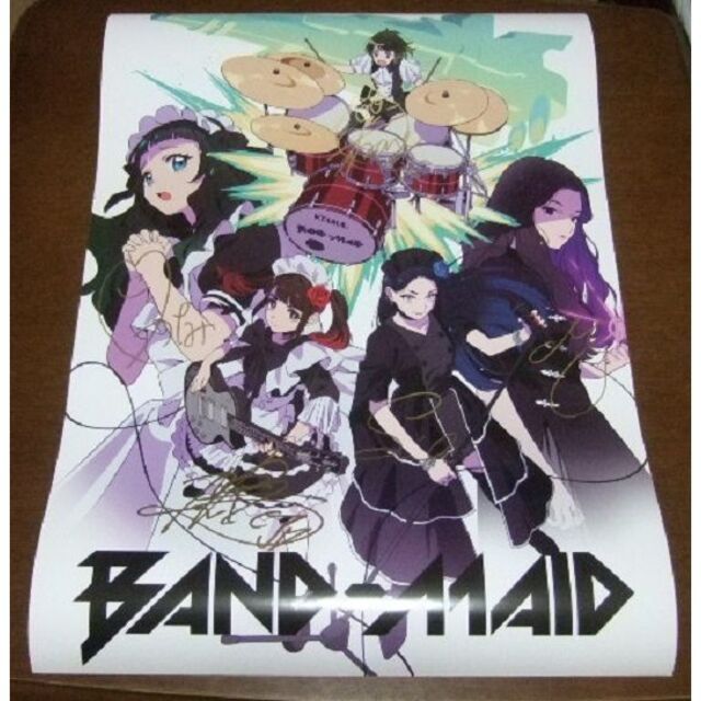 【値下げしました】BAND-MAID メンバー直筆サイン入りポスター