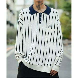 サブサエティ(Subciety)の【WHITE】Subciety/(U)STRIPE RUGGER KNIT(その他)