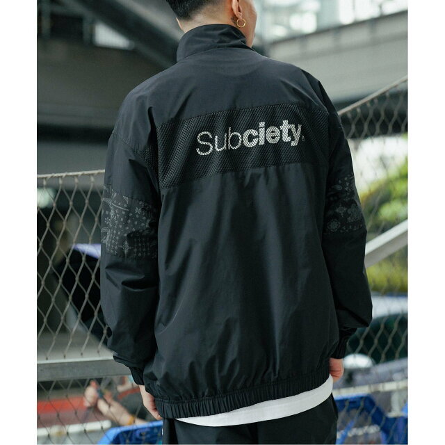 Subciety(サブサエティ)の【BLACK/BLACK】【LARGE】Subciety/(U)PAISLEY HALFZIP JKT その他のその他(その他)の商品写真