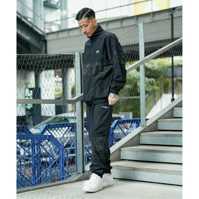 Subciety(サブサエティ)の【BLACK/BLACK】Subciety/(U)PAISLEY HALFZIP JKT その他のその他(その他)の商品写真