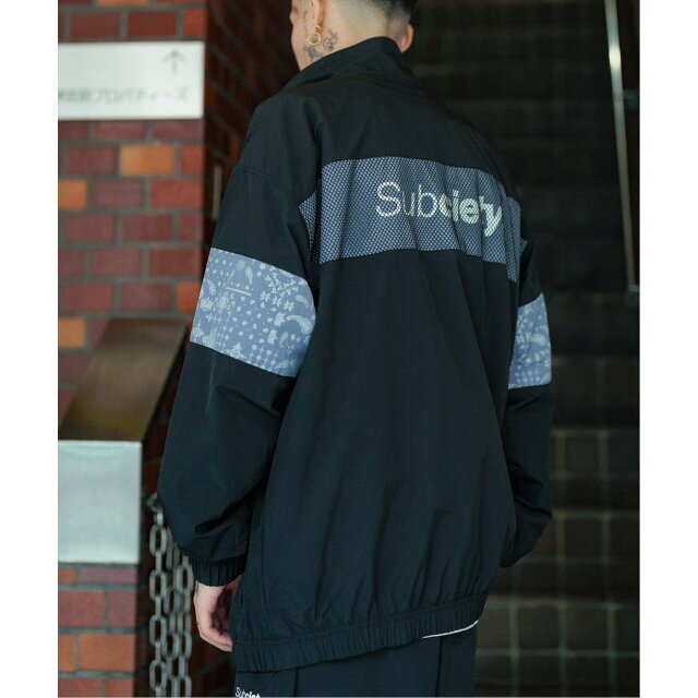 Subciety(サブサエティ)の【BLACK/GRAY】Subciety/(U)PAISLEY HALFZIP JKT その他のその他(その他)の商品写真