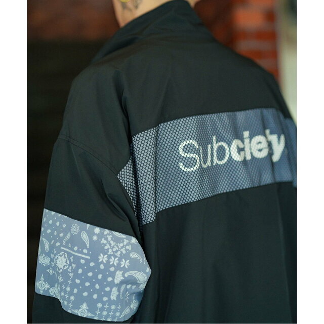 Subciety(サブサエティ)の【BLACK/GRAY】【MEDIUM】Subciety/(U)PAISLEY HALFZIP JKT その他のその他(その他)の商品写真