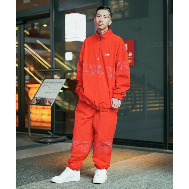 Subciety(サブサエティ)の【RED】【LARGE】Subciety/(U)PAISLEY HALFZIP JKT その他のその他(その他)の商品写真