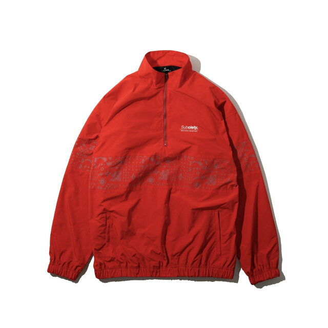 Subciety(サブサエティ)の【RED】Subciety/(U)PAISLEY HALFZIP JKT その他のその他(その他)の商品写真