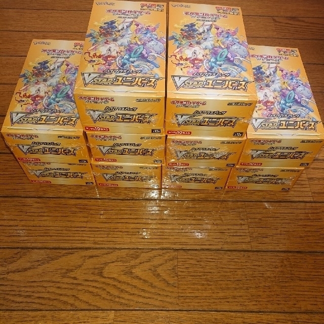 ポケモン(ポケモン)のVSTARユニバース 10box 新品 シュリンク付き カミツレ カイ シロナ エンタメ/ホビーのトレーディングカード(Box/デッキ/パック)の商品写真