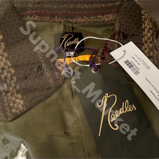 Needles - L送込!! UNION×Needlesカバーオール オリーブの通販 Needles - L送込!! UNION×Needlesカバーオール オリーブの通販