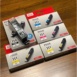 キヤノン(Canon)のCanon pixus純正品　350、351 期限切れ(オフィス用品一般)