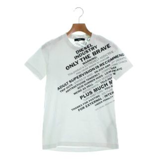 ディーゼル(DIESEL)のDIESEL ディーゼル Tシャツ・カットソー S 白 【古着】【中古】(カットソー(半袖/袖なし))