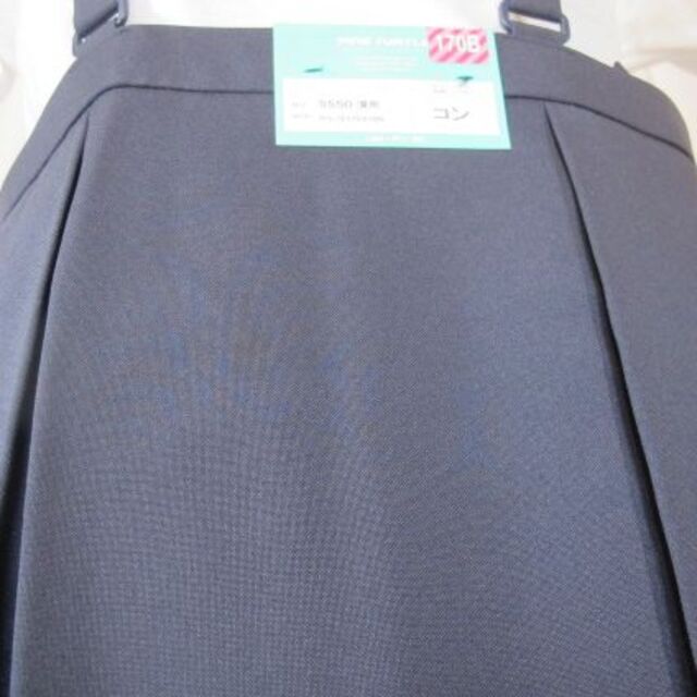 ☆小学生女子夏用紺スカート 6本ヒダ サイズ150A 新品 ポリの通販 by ...