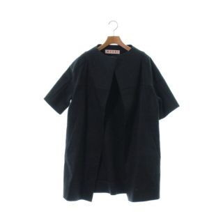 マルニ(Marni)のMARNI マルニ コート 36(XS位) 黒 【古着】【中古】(その他)