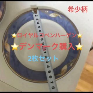 ロイヤルコペンハーゲン(ROYAL COPENHAGEN)のデンマーク購入❗️希少柄⭐️ロイヤルコペンハーゲン⭐️2枚セット(食器)