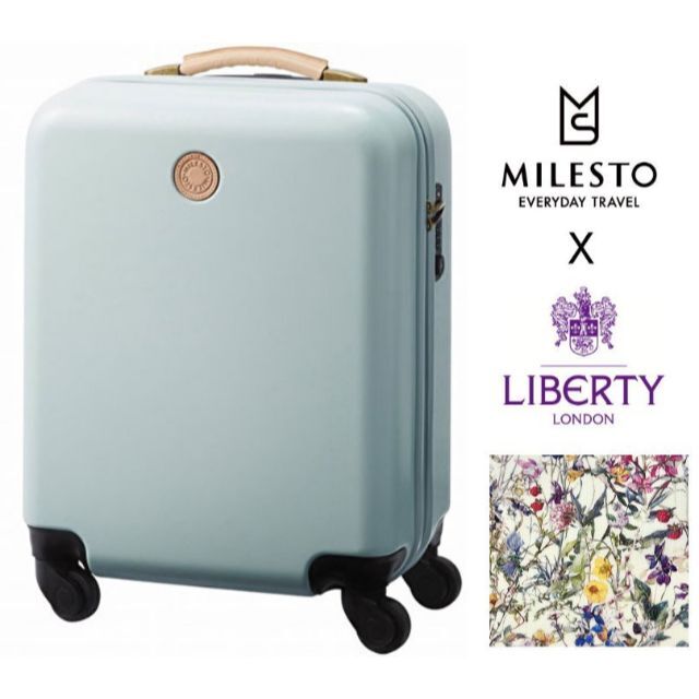 LIBERTY.(リバティ)のミレスト　ハードキャリー　リバティプリント　キャビンサイズ　35L　MLS338 レディースのバッグ(スーツケース/キャリーバッグ)の商品写真