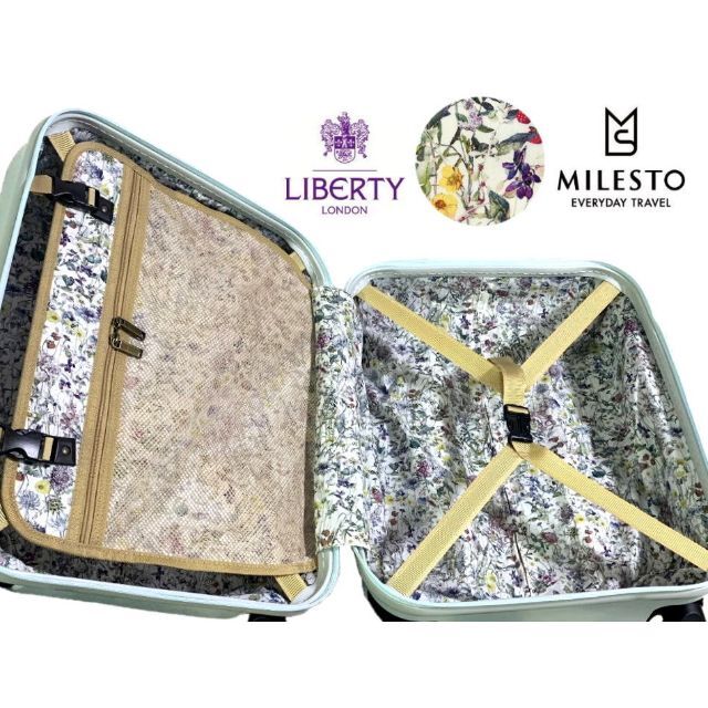 LIBERTY.(リバティ)のミレスト　ハードキャリー　リバティプリント　キャビンサイズ　35L　MLS338 レディースのバッグ(スーツケース/キャリーバッグ)の商品写真