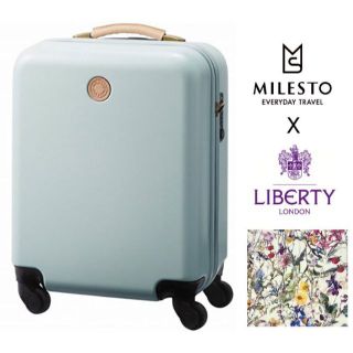 リバティ(LIBERTY.)のミレスト　ハードキャリー　リバティプリント　キャビンサイズ　35L　MLS338(スーツケース/キャリーバッグ)