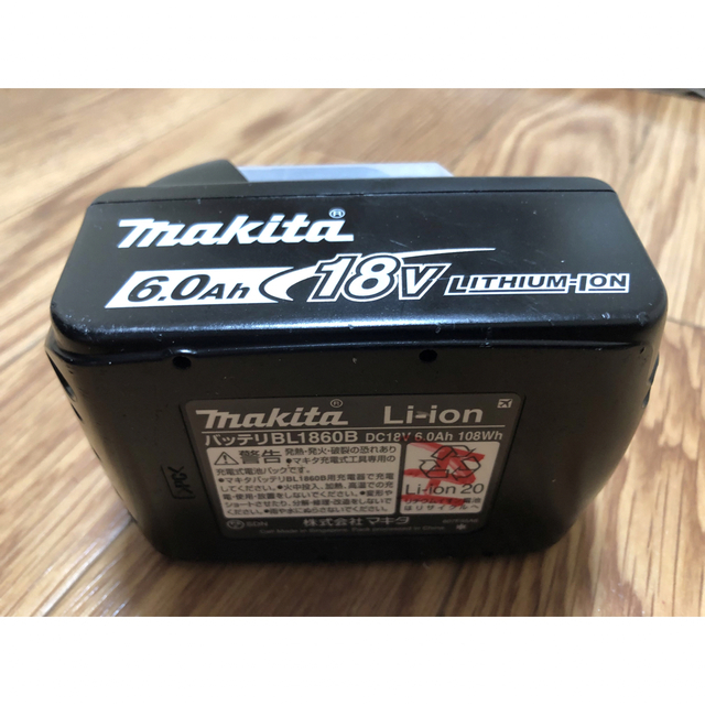 Makita(マキタ)のマキタ　18V 6A バッテリー　中古　正規品 自動車/バイクのバイク(工具)の商品写真