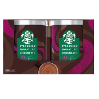 スターバックスコーヒー(Starbucks Coffee)のネスレ スターバックス ホットチョコレート 70％ 295g x 2缶(その他)
