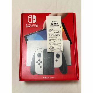 ニンテンドースイッチ(Nintendo Switch)の国内正規品　新品未開封品　ニンテンドースイッチ　本体　有機ELモデル　ホワイト(携帯用ゲーム機本体)