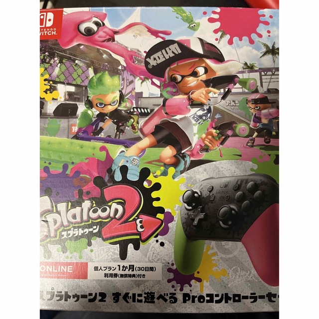 スプラトゥーン2 プロコン エンタメ/ホビーのゲームソフト/ゲーム機本体(家庭用ゲーム機本体)の商品写真