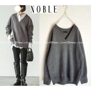 スピックアンドスパンノーブル(Spick and Span Noble)の2022今期スピック&スパン Noble☆カシミヤウールロング VプルオーバーF(ニット/セーター)